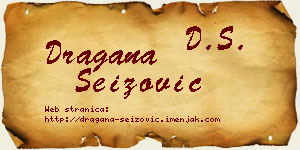 Dragana Seizović vizit kartica